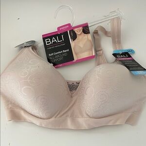 Bali Women's Soft Comfort Band Bra - Cream